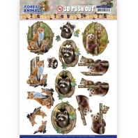 3D Push Out - Amy Design - Forest Animals - Fox