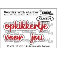 Crealies Wordzz with Shadow opkikkertje voor jou