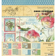Graphic 45 Bird Wather Collection - Papercrafting Paper - 20,3x20,3cm