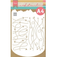 Marianne Design Craft Stencil - Slimline Reizen