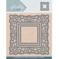 Card Deco Essentials - Aperture Dies - Flower Square