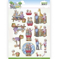 3D knipvel - Yvonne Creations - Funcky Day Out - Zoo