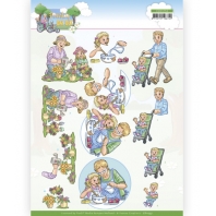 3D knipvel - Yvonne Creations - Funcky Day Out - Garden