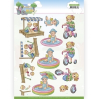 3D knipvel - Yvonne Creations - Funcky Day Out - Playground