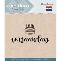 Card Deco - Clear Stamp - Verjaardag