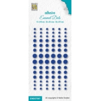 Nellie's Choice Enamel Dots - Blauw