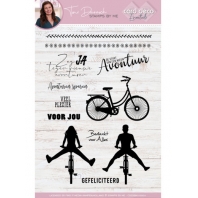 Card Deco  Essentials - Clearstamp -Bicycles