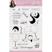 Card Deco Essentials - Stamps by Me - Clear Stamps A5 - Cheers