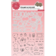 Studio Light Stamp & Cutting Die Sweet Stories nr 53