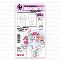 Art Impressions - 5739 - Birdhouse Village Set