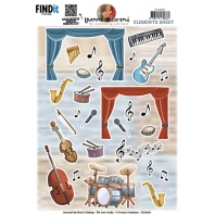 Yvonne Creations - small Elements Music - knipvel