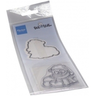 Marianne Design Clear Stamps & Dies Sneeuw Panda