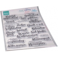 Marianne Design Clear Stamps Wensen voor u