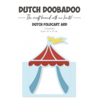 Dutch Doobadoo Foldcard art Circustent