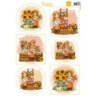Marianne Design - Decoupage Gnomes - Zonnebloemen
