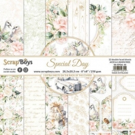 ScrapBoys Special Day paperpad. 12vl 20,3x20,3cm