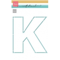 Marianne Design Craft Stencil - K letter