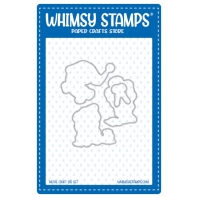 Whimsy  Stamps - Teddy Bear Christmas Sweets Outline Dies