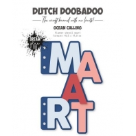 Dutch Doobadoo Cart Art Planner stencil Maart A5