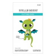 Spellbinders - Cutting Dies Dancin Birthday Dragon 