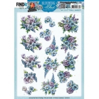 Blooming Blue - Yvonne Creations - 3D knipvel - Larkspur