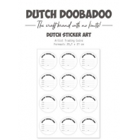 Dutch Doobadoo Dutch Sticker ATC cirkels naam