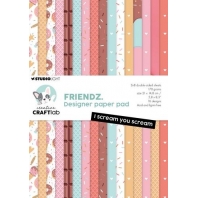 Studio Light Design paper pad I scream you scream Friendz nr 191