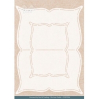 Stencil - Card Deco Essentials - Rose Decorations Label