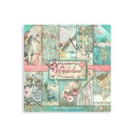 Stamperia - Wonderland 20,3x20,3cm