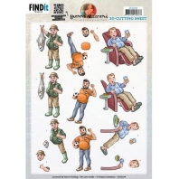 Yvonne Creations 3D knipvel - All for Man 