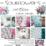 Craft O Clock - Soulflowers - 30,5x30,5cm