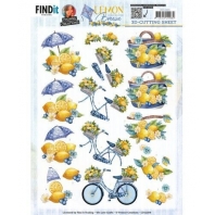 Yvonne Design - Lemon Breeze -  3D knipvel - Lemon Bike 