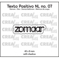 Crealies Texto Positivo Zomaar-NL