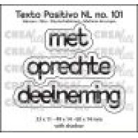 Cealies texto Positivo Met oprechte Deelneming-NL