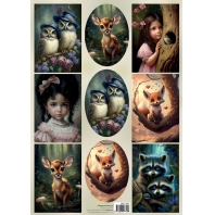 Morgana Fantasy 1 - A4 knipvel