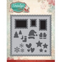 Berrieâ€™s Beauties - Nostalgic Noel - Snijmal Nostalgic Postage Stamps