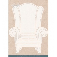 Card Deco Essentials Card Stencil - Nostalgic Chair