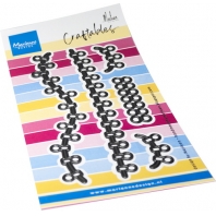 Marianne Design Craftables stencil String of Lights by Marleen