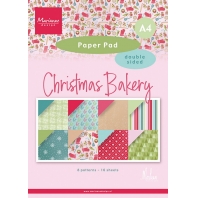 Marianne Design Pretty Papers bloc Christmas Bakery by Marleen A4