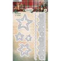 Studio Light - Jeanineâ€™s Art - Festive Nostalgie Borders & Stars