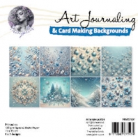 Art Journeling & Card Making Backgrounds 001  15x15cm