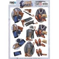 We are Man - Amy Design - 3D Push Out - Clothes