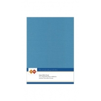 Card deco Essentials - Linnenkarton A5  - Zeeblauw 40 - 10 stuks