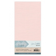 Card deco Essentials - Linnenkarton 4K - Licht Roze 15 - 10 stuks