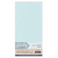 Card deco Essentials - Linnenkarton 4K - Babyblauw 27 - 10 stuks