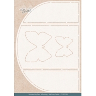 Card Deco Essentials - Folding Card Stencil - Flutters