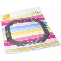 Marianne Design Craftables Stencil Hot Foil Anja's Classic Octagon