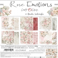 Craft O Clock Paper Pack 20x20cm Rose Emotions