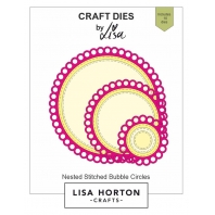 Lisa Horton - Crafts - Nested Stitched Bubble Circles