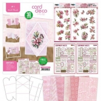 Card Deco Cards - no1 Pink Florals 